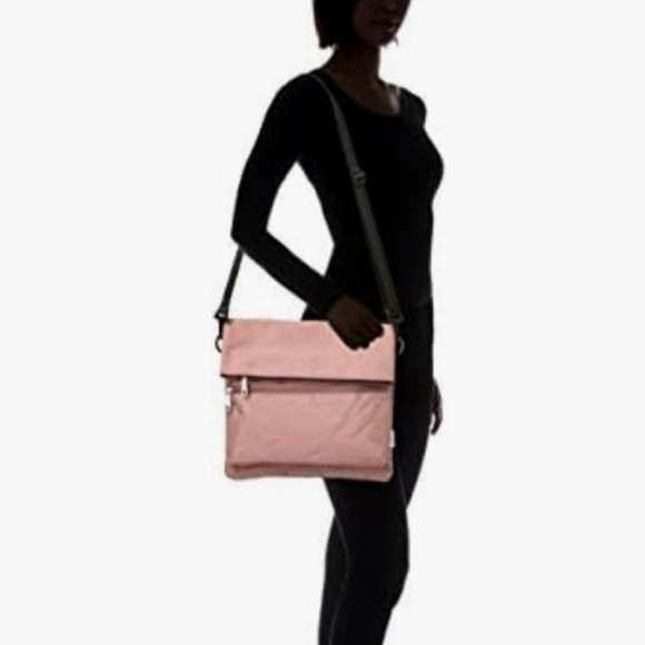 Annelo 2-way foldable shoulder bag Nude Pink - Picture 3 of 14
